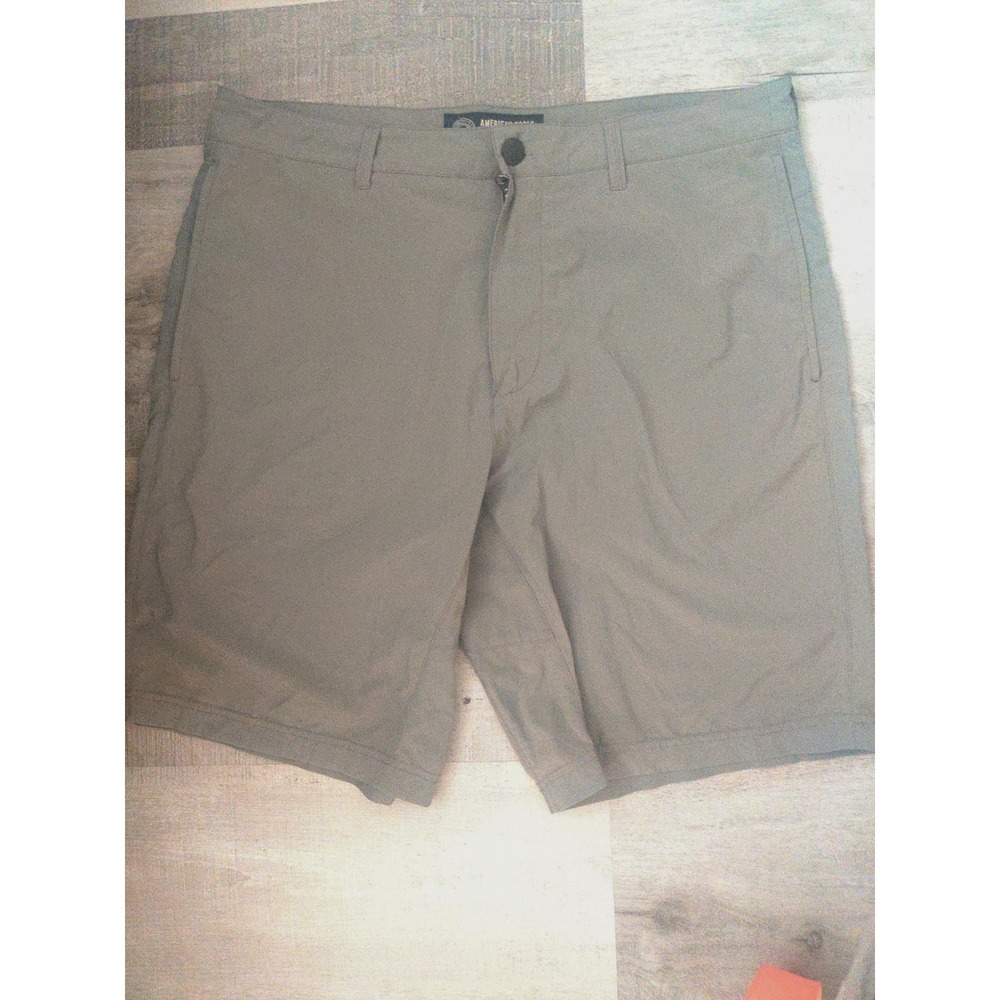 American Eagle Active Flex Men Shorts Grey Hiking Athletic RN54485